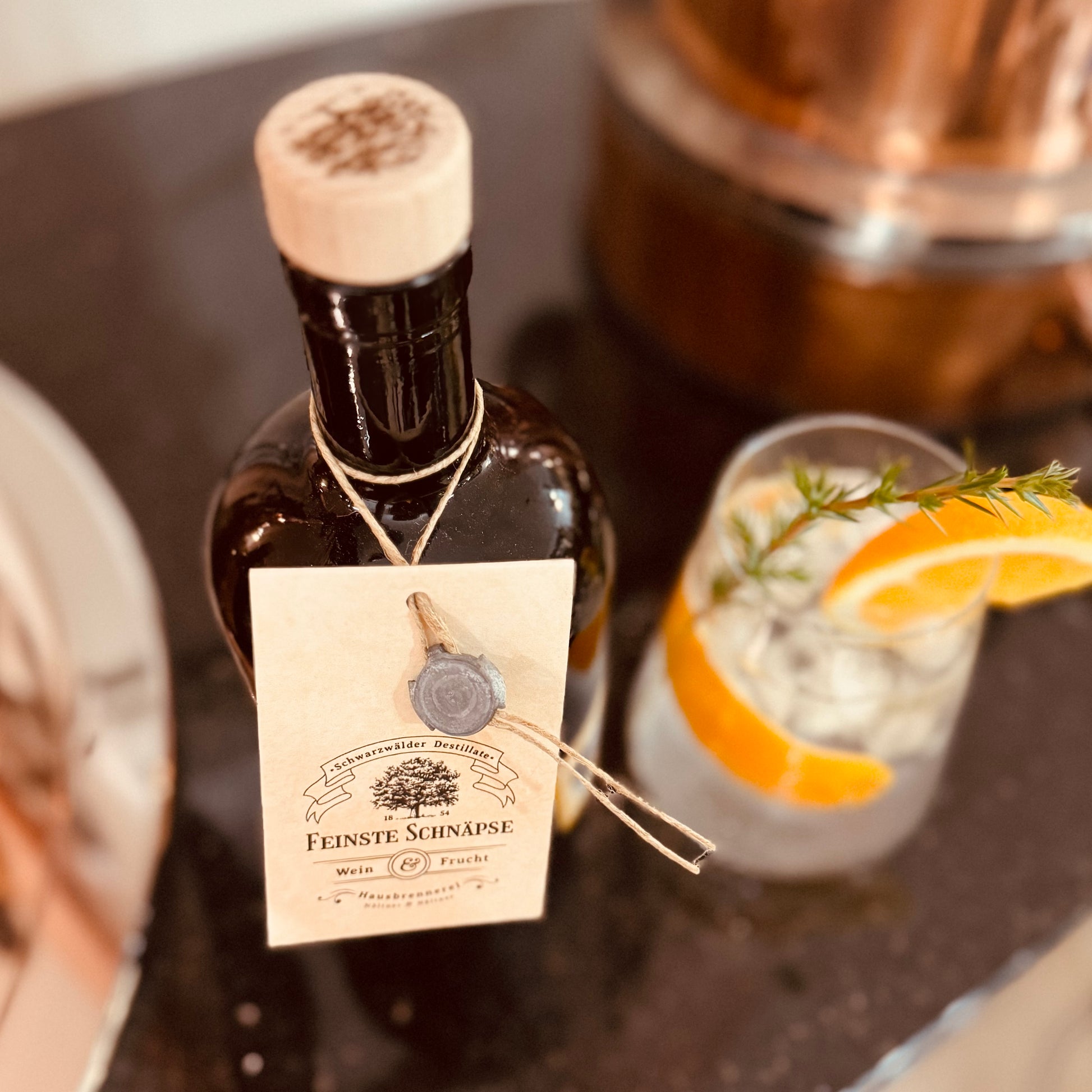 Wälder Dry Gin von der Hausbrennerei Nöltner & Nöltner